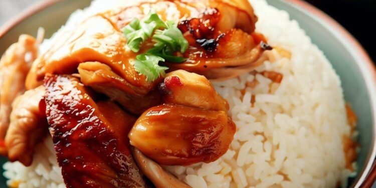 Arroz de Frango de Cingapura: O Prato Nacional Aromático e Saboroso 3 Arroz de Frango de Cingapura: O Prato Nacional Aromático e Saboroso