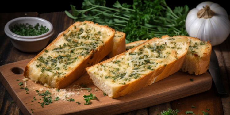 Pão de Alho com Ervas e Queijo Parmesão | Uma Receita Saborosa 2 Pão de Alho com Ervas e Queijo Parmesão