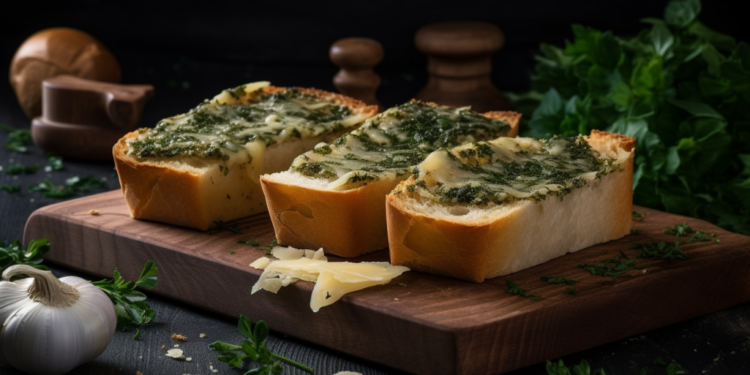 Pão de Alho com Ervas e Queijo Parmesão | Uma Receita Saborosa 3 Pão de Alho com Ervas e Queijo Parmesão
