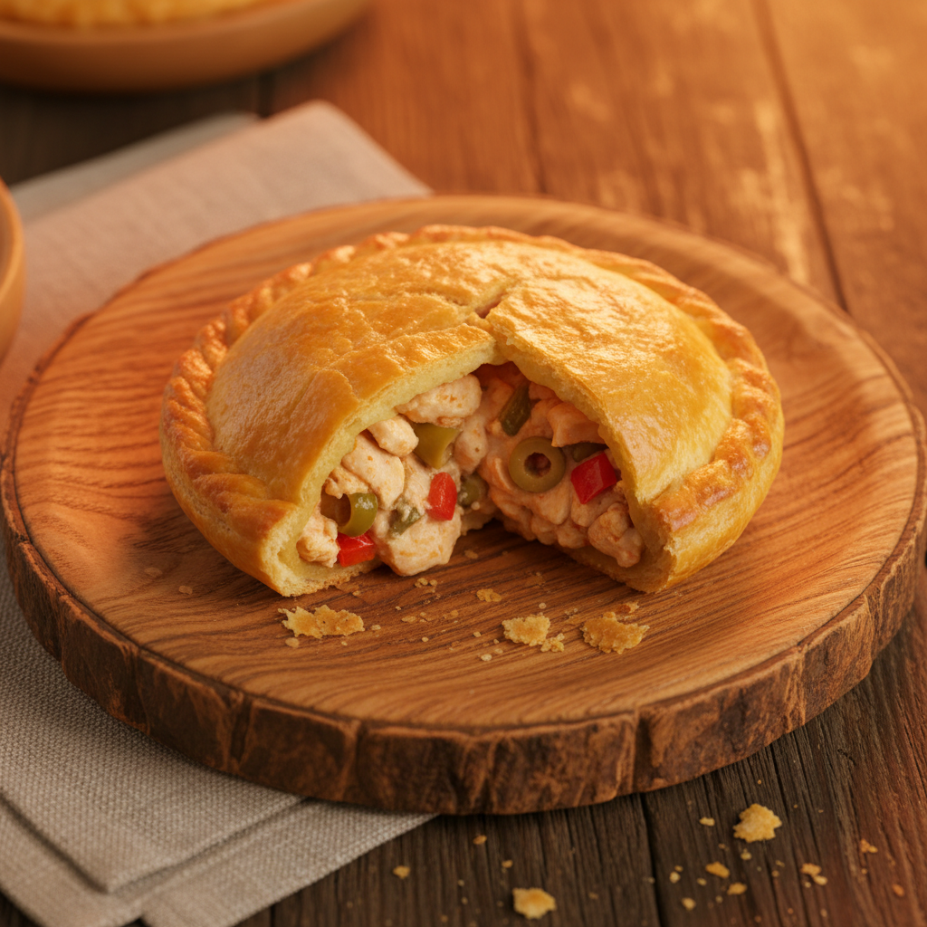 Empada de Frango Cremosa