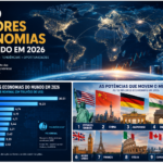 As 10 maiores economias do mundo em 2026: ranking por PIB