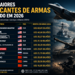 As 10 Maiores Empresas Fabricantes de Armas do Mundo em 2026