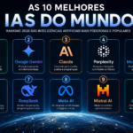As 10 Melhores IAs do Mundo em 2026: Veja as Mais Poderosas